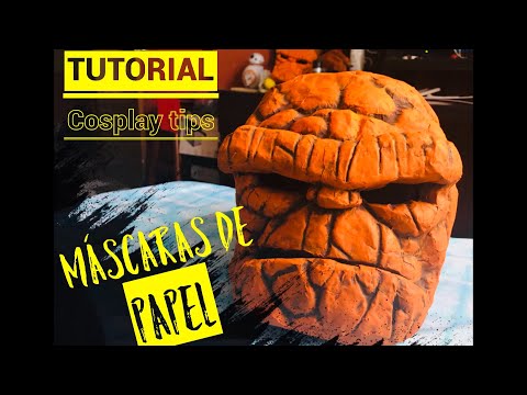 Tutorial Máscaras de papel - Cosplay tips