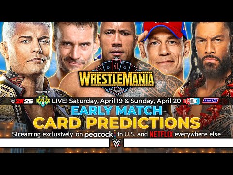 WWE WrestleMania 41 - Match Card Predictions | Bevelock