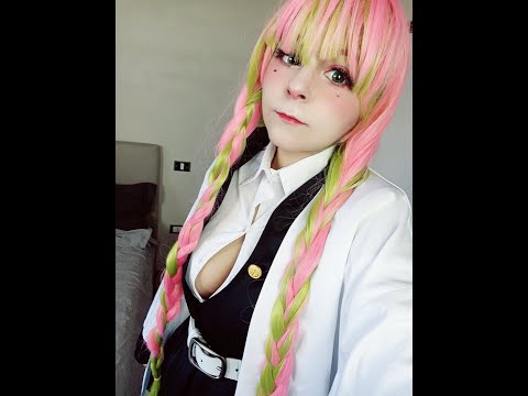 Mitsuri Kanroji Cosplay Make-up tutorial(Demon Slayer/Kimetsu no yaiba)