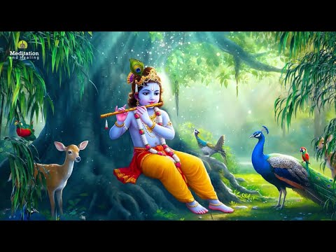 Meditative Music Of Lord Krishna Flute l Attract Miracle Positive Energy l Flute Meditation Music