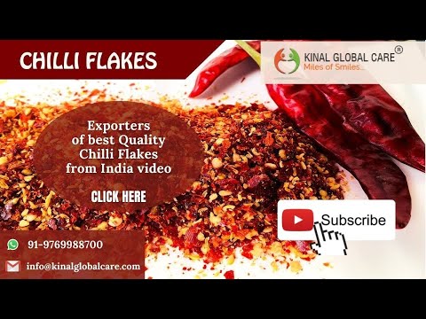 Chilli Flakes Exports from India