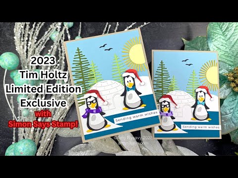 DieCut Scene Cards | AmyR 2023 Holiday Card Series #16