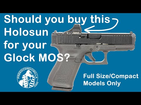 Holosun Optics that fit the Glock MOS Full Size & Compact Models