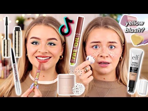 Testing NEW VIRAL Tiktok Makeup products..💄 February 2024