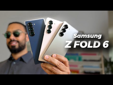 Samsung Galaxy Z Fold 6 Hands-on ALL COLORS - Color Comparison!