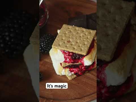 This s’more combo is MAGIC! So simple, so delicious. Go to the channel to watch the full thing.