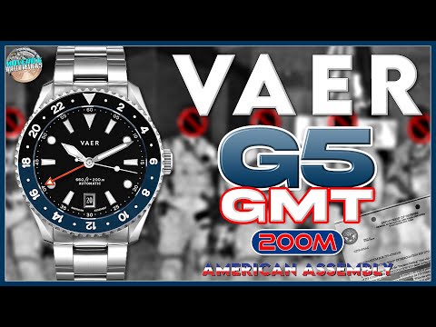 Designed & Assembled In Venice, California! | VAER G5 GMT Batman 200m Automatic Unbox & Review