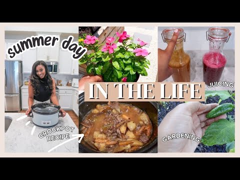 SUMMER DAY| GARDENING, COOKING, AND JUICING// LoveLexyNicole