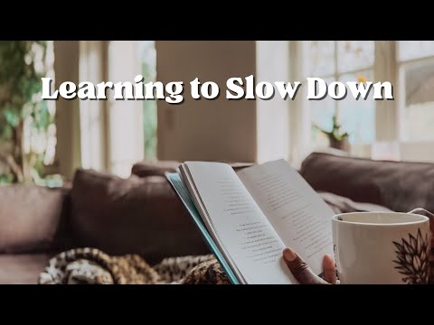 Embracing slowness | baking carrot cake, fresh flowers, new book | slow living