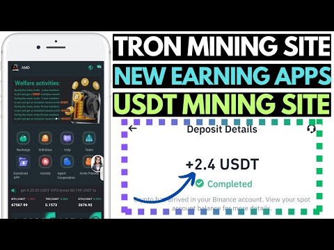 Free USDT Earning Apps in 2024 | Best Dollar Earning Apps | New USDT Grab Earning Platform