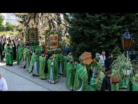 Крестный ход в день Собора преподобных отцов Святогорских в Святогорской Лавре 24.9.2024 г.