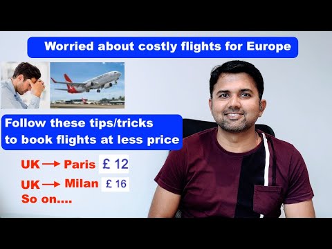 How to book cheapest flight tickets for Europe | amazing travel hacks | save money | travel