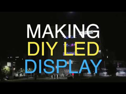 DIY　紙でつくるLEDディスプレイ