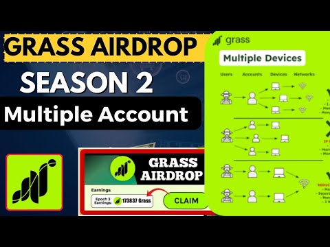 Grass Season 2 |Grass Multiple Account Guide | Get More Grass Point | Grass Airdrop 17% Allocation |