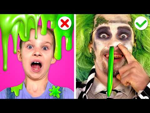 NORMAL Kid in a Ghost Family! *Easy Parenting Hacks & Funny Situations*