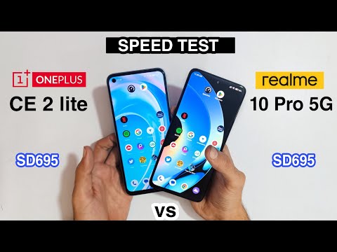 OnePlus Nord CE 2 lite 5g vs realme 10 pro 5g Speed Test & Comparison |  Snapdragon 695 vs 695 😱