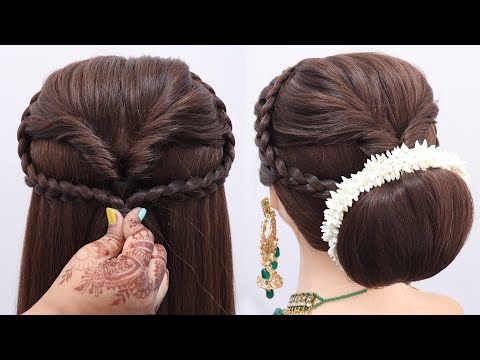 Most Beautiful & Easy Hairstyle | Bun Hairstyle For Girls | Hairstyle For Party | Stylish Bun