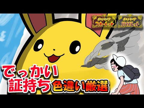 【ポケモンSV】でっかい証持ち色違い厳選をやる