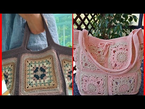 Bolsos de crochet para mujer súper hermosos