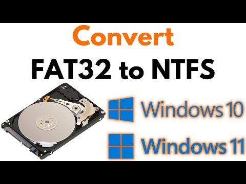 How to Convert FAT32 to NTFS Without Losing Data | Convert Drive from FAT32 to NTFS