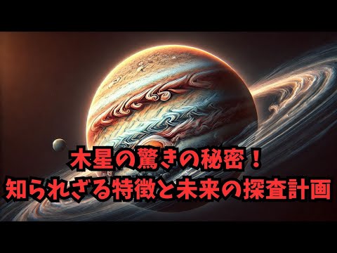 【宇宙の雑学】木星の驚きの秘密！知られざる特徴と未来の探査計画！ #ガリレオ衛星 #大赤斑 #ジュノー探査