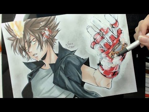 Speed Drawing - Sawada Tsunayoshi (KHR)