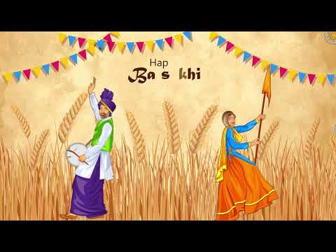 Happy Baisakhi | Baisakhi Festival | Baisakhi Dance | Baisakhi Animation Green Screen Free