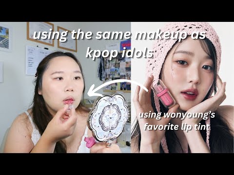 Using the same Makeup products as K-pop Idols