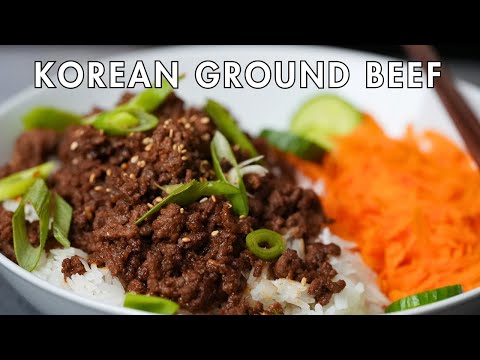 Easy Korean Ground Beef Bowls | Delicious & Spicy Recipe