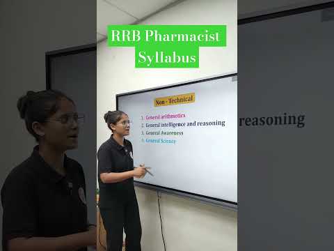 RRB Pharmacist Syllabus #rrbpharmacist #pharmamcq #pharmacyindia