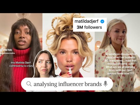 Matilda Djerf drama & the issue with brands built off influencer followings