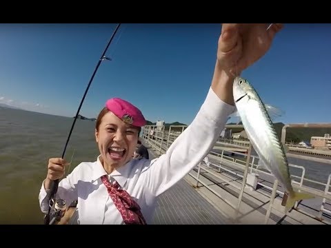 [中国人モンちゃん]海釣り公園で手ブラ釣り！浅虫温泉[青森の旅２]