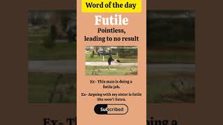 Word of  the day #letslearnenglish #wordoftheday #shorts #viral #ytshorts