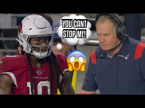 DeAndre Hopkins Gave Bill Belichick ‘PROBLEMS!’ 🥵 Patriots Vs Cardinals 2022 highlights NFL Week 14