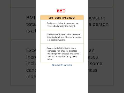 BMI - Body Mass Index Measurement