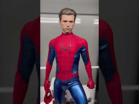 HOT TOYS TOM HOLLAND SPIDER-MAN #shorts #marvel #spiderman #nowayhome #mcu #hottoys