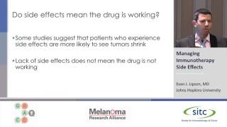 Managing Immunotherapy Side Effects