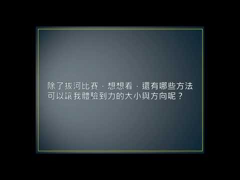 24-1-3-1物體受到兩個方向相反的力的作用，仍可能保持平衡、靜止不動