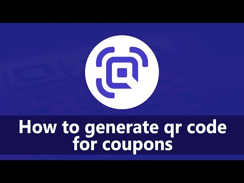 How to generate QR code for coupons