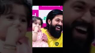 Cute baby Yash Doughter #KGF #kgfchapter2 #yash #thenameisyash