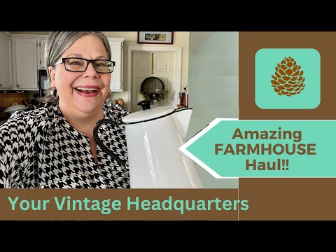 Amazing Farmhouse Haul: Thrift Store I Estate Sale I Flea Market Finds