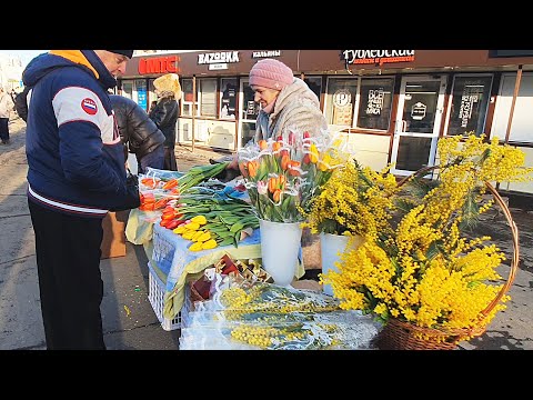 The 1st Spring holiday in my small Russian Town / March 8th,  2024 with Different Russia