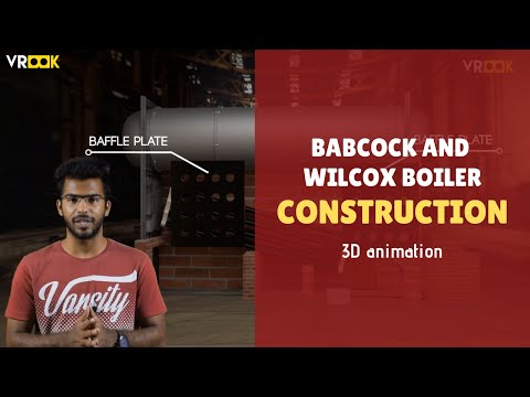 Construction of babcock and Wilcox boiler | Elements of Mechanical Engineering | VROOK