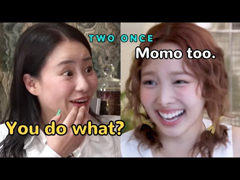 nayeon's secret habit that only momo could understand