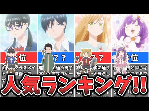 【山田くんとLv999の恋をする】キャラクター人気ランキング