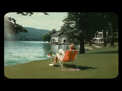 Vintage Old Money | Reading by the lake (oldies music, water sounds, birds) summer ambience