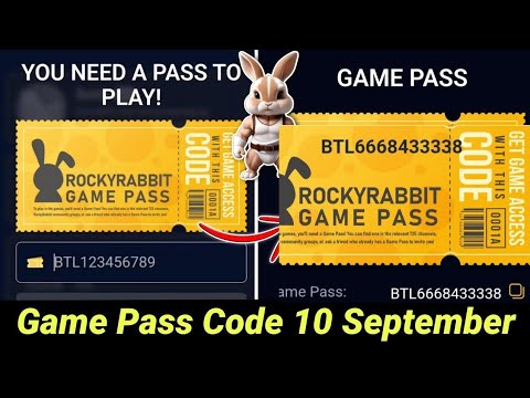 Rocky Rabbit Game Pass Code | The Battle Begins in Rocky Rabbit