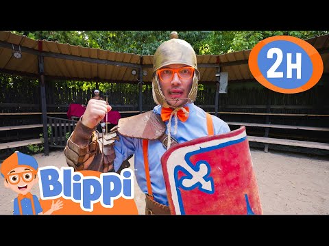 Blippi the Gladiator! | Educational Kids Videos | Fun Compilations