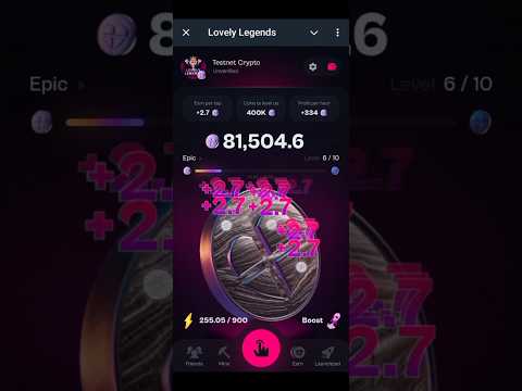 Lovely Legends Airdrop On Telegram | Start Mining Today | Earn More Tokens By Tapping Your Screen