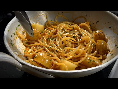 The Most Delicious New Potato Peperoncino Pasta | Moving Italian Flavor 🇮🇹